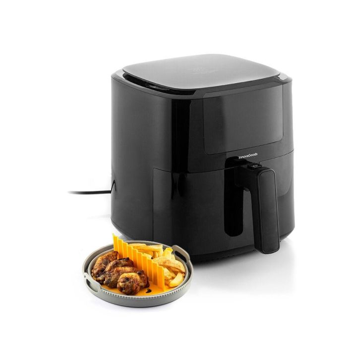 Pack Freidora de Aire con Báscula y Cesta de Silicona Plegable para Freidora de Aire InnovaGoods