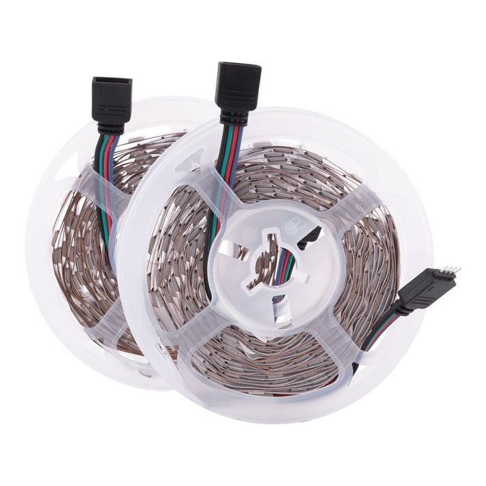 CA-KITRGB-10M Kit Tira LED RGB 10 metros, 72W, 3000Lm, 300 LEDs. Control Bluetooth App & IR, Música, Regulable, Cortable, Adhesiva. IP20. Incluye Transformador y Controlador. 7 CA-KITRGB-10M Kit Tira LED RGB 10 metros, 72W, 3000Lm, 300 LEDs. Control Bluetooth App & IR, Música, Regulable, Cortable, Adhesiva. IP20. Incluye Transformador y Controlador. 7