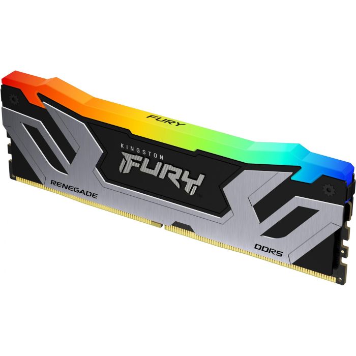 Kingston CUDIMM FURY Renegade RGB Silver XMP 24GB 8400MT/s DDR5 CL40 para PC con Intel XMP 1 Kingston CUDIMM FURY Renegade RGB Silver XMP 24GB 8400MT/s DDR5 CL40 para PC con Intel XMP 1