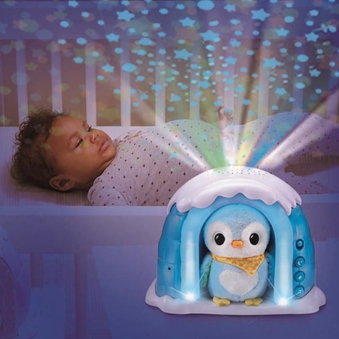 LUZ NOCTURNA VTECH PEQUEÑO PINGÜINO NOCHE ESTRELLADA 4