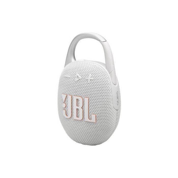 Altavoz con Bluetooth JBL Clip 5/ 7W/ 1.0/ Blanco 0 Altavoz con Bluetooth JBL Clip 5/ 7W/ 1.0/ Blanco 0