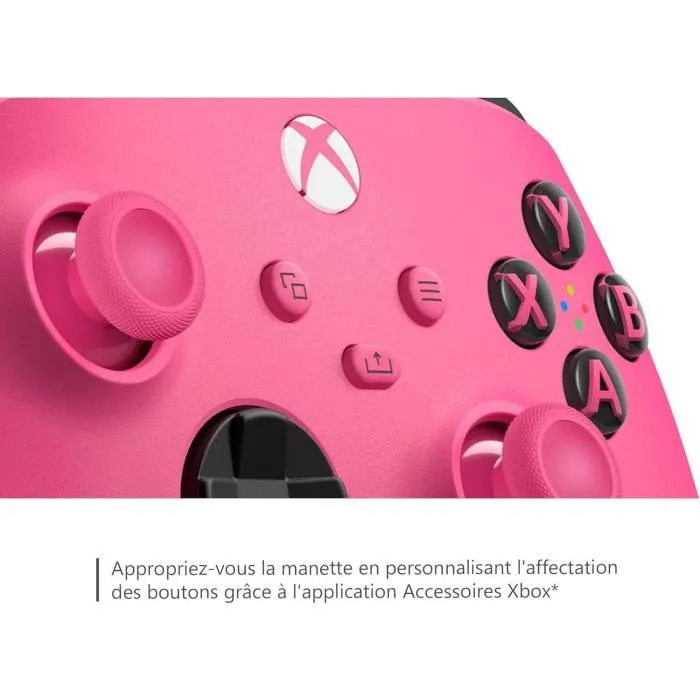 Microsoft Mando de juego inalámbrico Xbox rosa 4