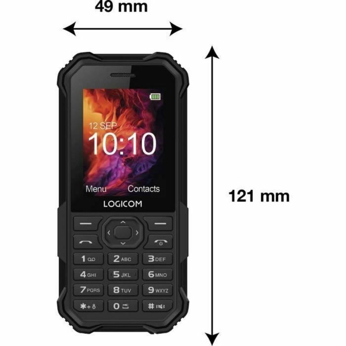 Teléfono Móvil Logicom XTREM_40_BK 2,4" Negro 2