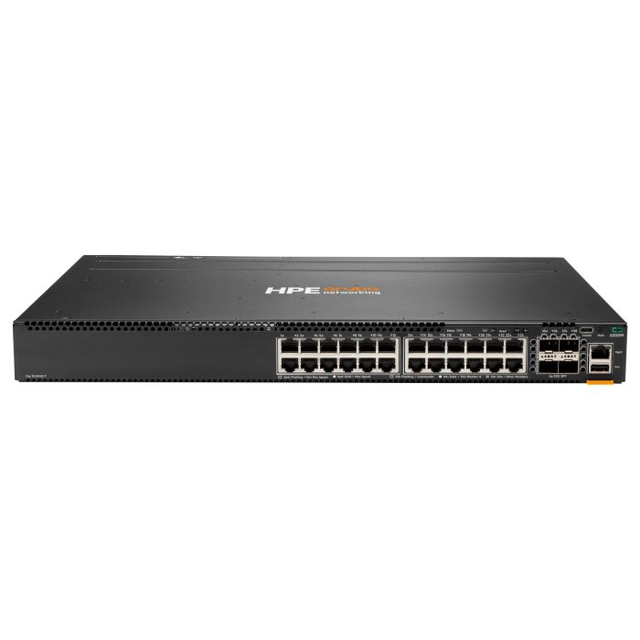 HPE Aruba Networking CX 6300M Switch 24 Puertos Gigabit Ethernet 4 Puertos SFP56 Gestionado L3 Montaje en Rack HPE Aruba Networking CX 6300M Switch 24 Puertos Gigabit Ethernet 4 Puertos SFP56 Gestionado L3 Montaje en Rack
