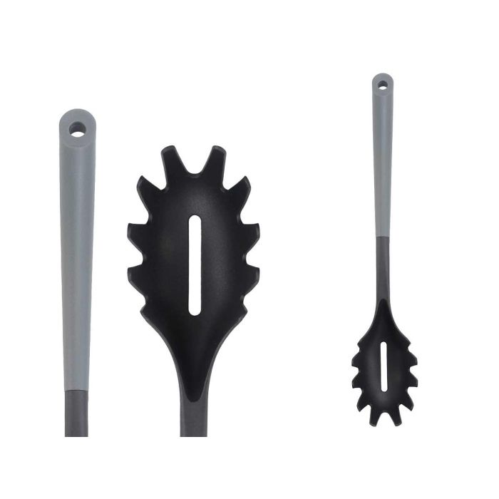 Cuchara Espagueti Bicolor Negro Gris Kinvara 6x35x5cm (Set de 48) 0 Cuchara Espagueti Bicolor Negro Gris Kinvara 6x35x5cm (Set de 48) 0