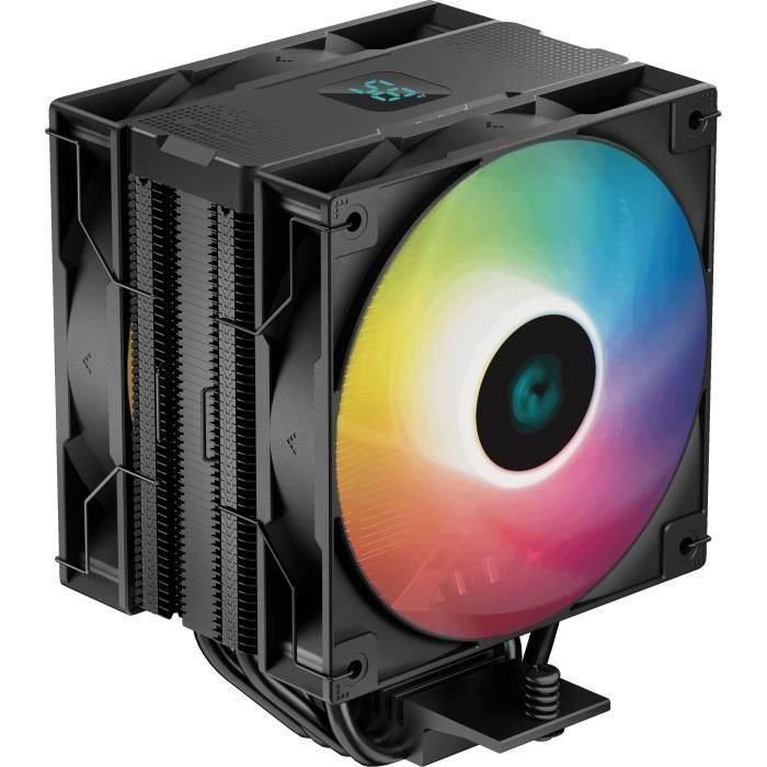 DEEPCOOL - AG400 Digital PLUS ARGB (Negro) - Enfriador de CPU DEEPCOOL - AG400 Digital PLUS ARGB (Negro) - Enfriador de CPU