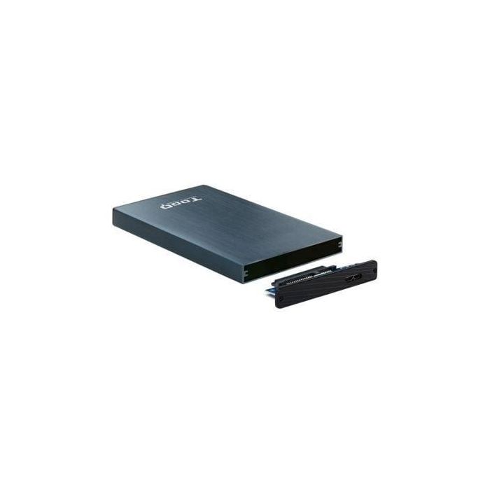 TooQ TQE-2527PB Caja Externa Disco Duro Portátil 2.5" (9.5mm) USB 3.1 Gen 1 hasta 4TB SATA III Aluminio Azul Pacífico 1 TooQ TQE-2527PB Caja Externa Disco Duro Portátil 2.5" (9.5mm) USB 3.1 Gen 1 hasta 4TB SATA III Aluminio Azul Pacífico 1