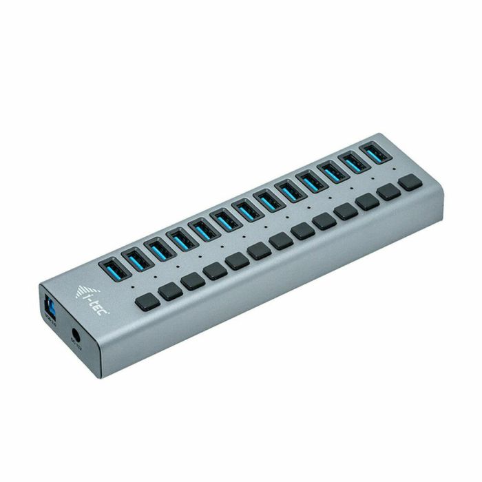 Hub USB i-Tec U3CHARGEHUB13 Gris 60 W 1 Hub USB i-Tec U3CHARGEHUB13 Gris 60 W 1