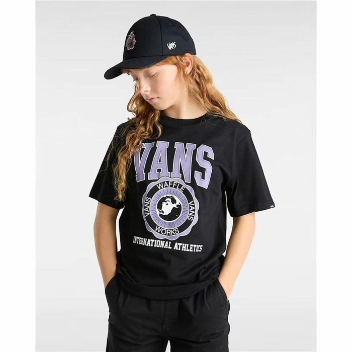 Camiseta de Manga Corta Infantil Vans Inter V Ss Negro M 2