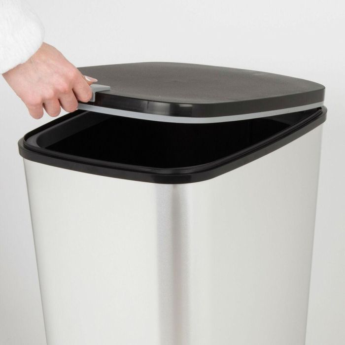 Cubo de basura Curver Gris Plástico 45 L (3 Unidades) 4 Cubo de basura Curver Gris Plástico 45 L (3 Unidades) 4
