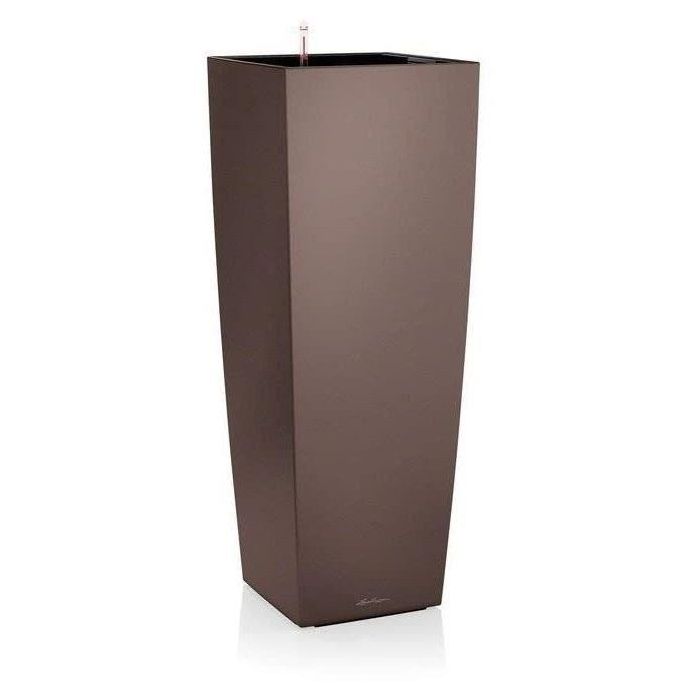 Lechuza LEC4008789182302 Jardinera Cubico Alto 40 TODO EN UNO Blanco brillo 3