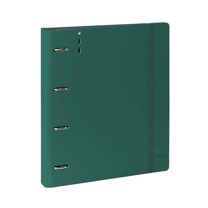 Carpeta Con Recambio Safta Din A4 Cuadro 5 mm Polipropileno Foam 4 Anillas 35 mm Verde Oscuro 5 Carpeta Con Recambio Safta Din A4 Cuadro 5 mm Polipropileno Foam 4 Anillas 35 mm Verde Oscuro 5