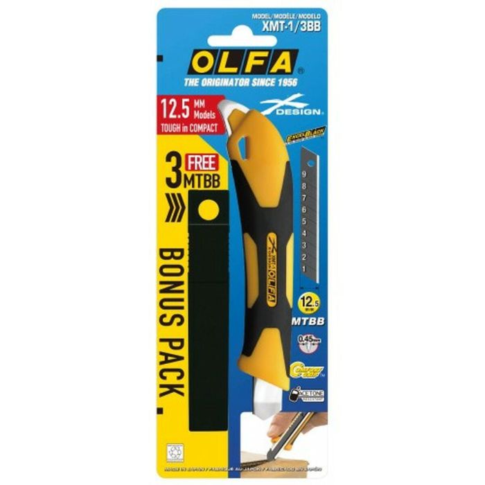 Cúter Olfa XMT-1 12,5 X 0,45 MM Metal Polipropileno 12,5 mm