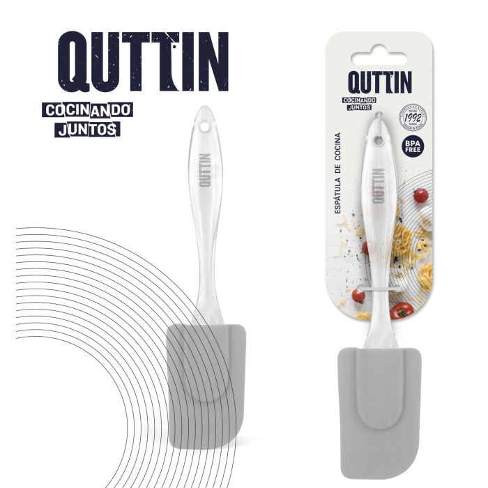 Espatula Silicona Mango Clear Quttin (36 Unidades) 3 Espatula Silicona Mango Clear Quttin (36 Unidades) 3