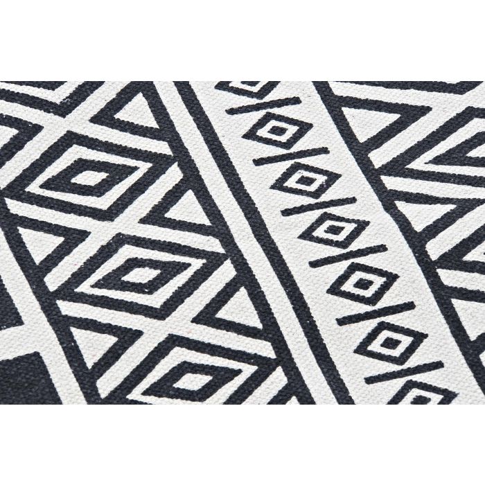 DKD Home Decor Alfombra Boho Blanco Negro 250 x 0.7 x 160 cm 2 DKD Home Decor Alfombra Boho Blanco Negro 250 x 0.7 x 160 cm 2