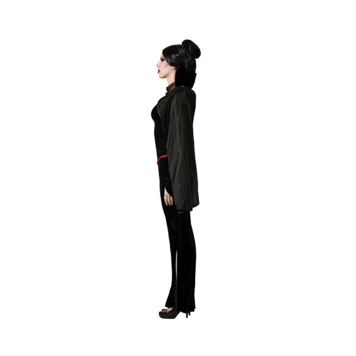 Disfraz Vampiresa Con Capa Negro Mujer Adulto XL 1 Disfraz Vampiresa Con Capa Negro Mujer Adulto XL 1