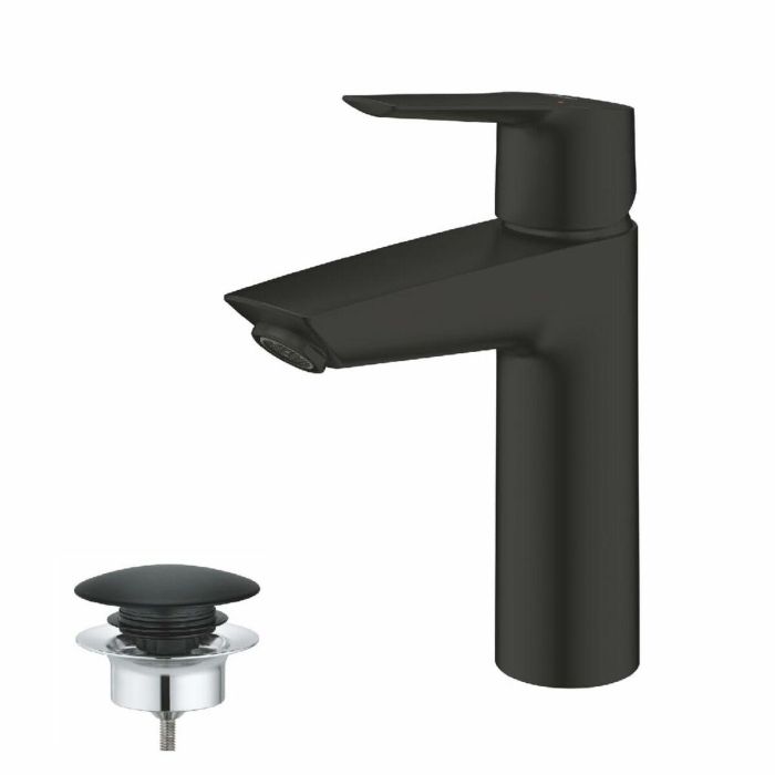 GROHE 237462432 Mezclador monomando de lavabo Start Negro mate Talla M Caño mediano Ahorro de agua 5 GROHE 237462432 Mezclador monomando de lavabo Start Negro mate Talla M Caño mediano Ahorro de agua 5