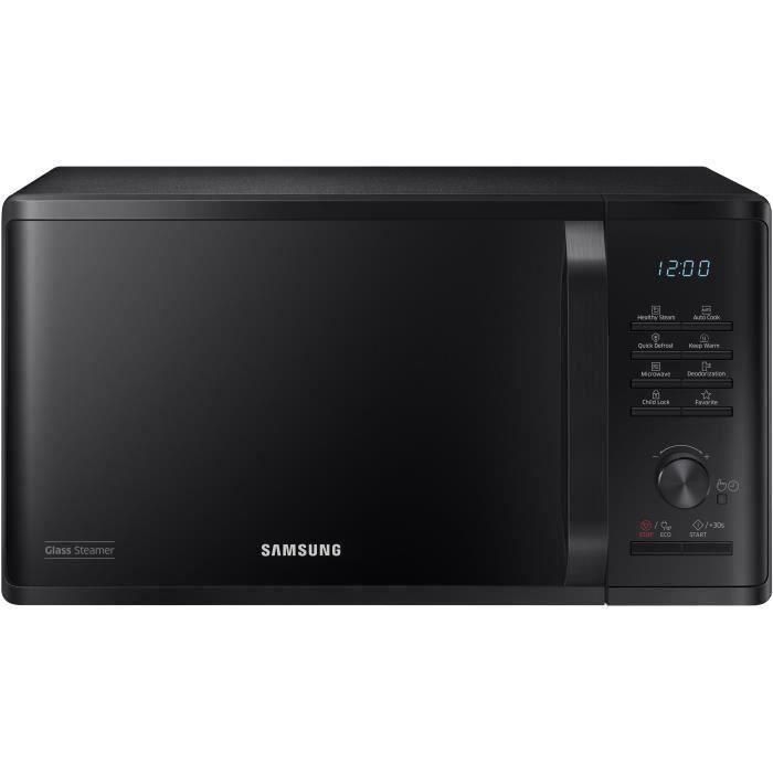 SAMSUNG - MS23K3555E - Microondas solo 23L - Control electrónico + botón - Función mantener caliente