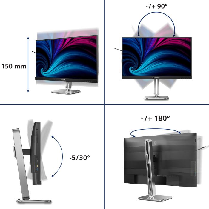 Philips 68.5cm (27.0") 27B2U6903 16:09 2xHDMI+DP+USB blk/gry 9 Philips 68.5cm (27.0") 27B2U6903 16:09 2xHDMI+DP+USB blk/gry 9