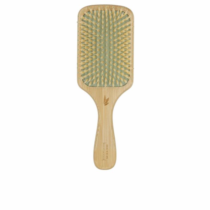 Beter Cepillo Neumático Raqueta para el Pelo con Cerdas de Nylon - Bamwood Collection, Bambú Sostenible, Ideal para Todo Tipo de Cabellos Beter Cepillo Neumático Raqueta para el Pelo con Cerdas de Nylon - Bamwood Collection, Bambú Sostenible, Ideal para Todo Tipo de Cabellos