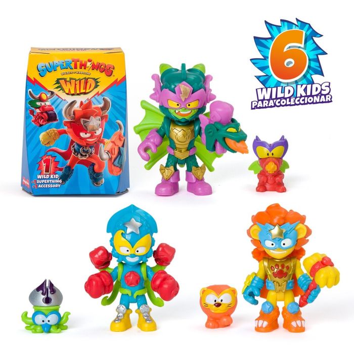 Superthings Display Exp 6 Superthings Wild Kids Pstwd066In00 Magic Box +3 Años 1