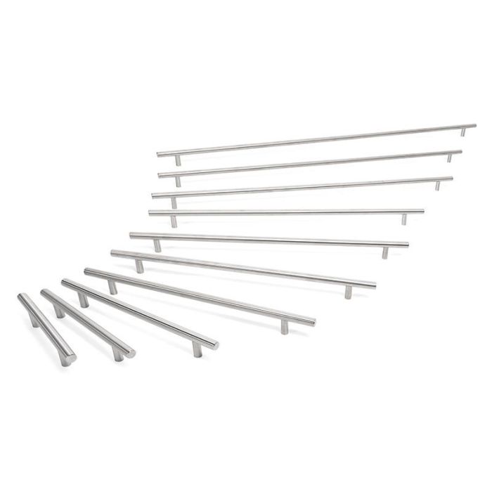 Trentadue Tirador Pireo Acero Inoxidable Inox Mate Distancia 896mm para Cajones y Armarios, Diseño Minimalista 1 Trentadue Tirador Pireo Acero Inoxidable Inox Mate Distancia 896mm para Cajones y Armarios, Diseño Minimalista 1