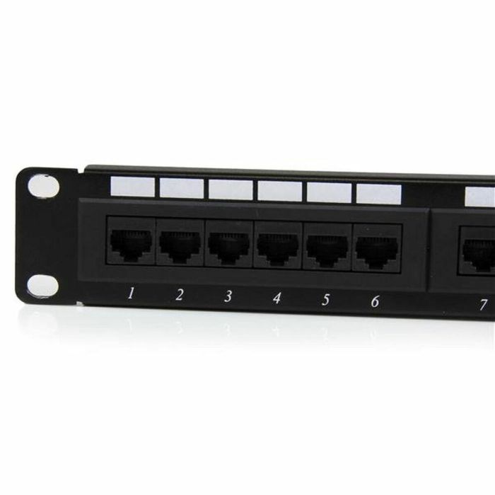 Patch Panel 24 Puertos UTP Categoría 6 Startech C6PANEL24 Patch Panel 24 Puertos UTP Categoría 6 Startech C6PANEL24
