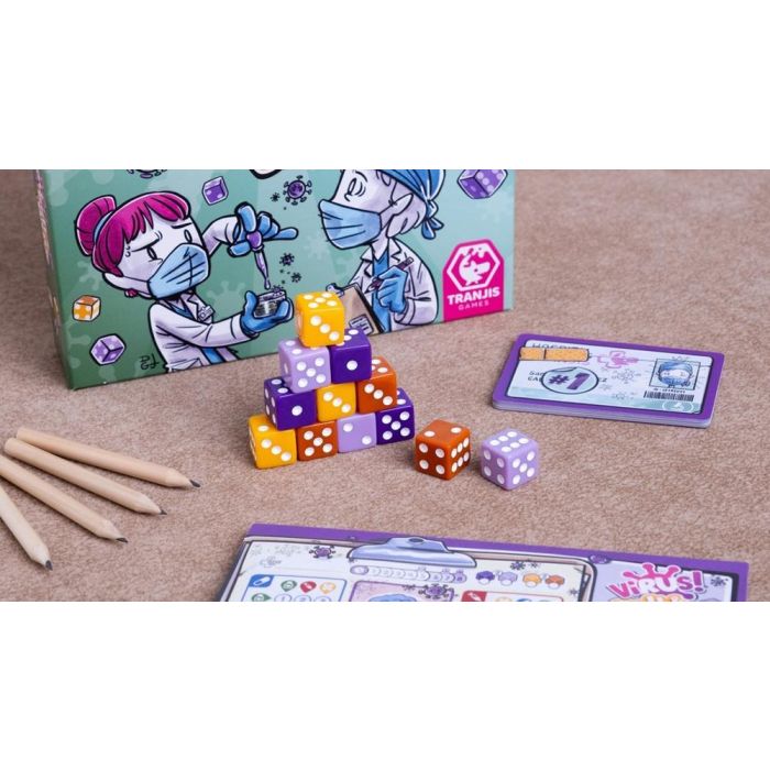 Juego Mesa Virus! Roll & Write 3