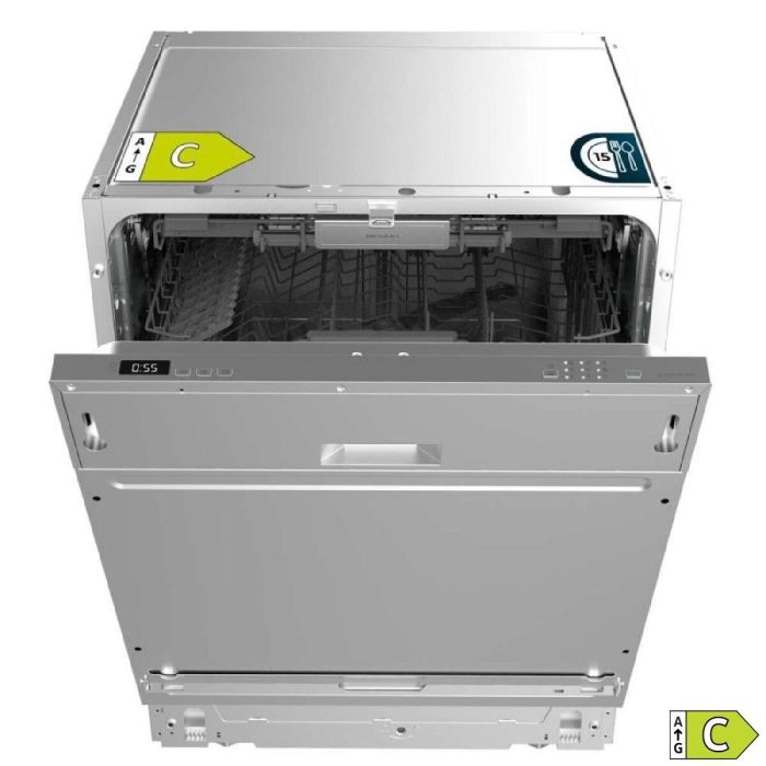 Cecotec Lavavajillas integrable 60 cm Bolero Aguazero 6500 Full-BI C 15 servicios acero 5