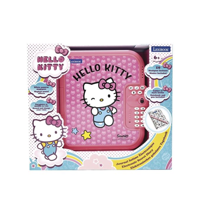 Lexibook Hello Kitty Sd50Hk - Diario Electrónico Interactivo Personalizable con Contraseña y Bolígrafo para Niños +6 Años 3 Lexibook Hello Kitty Sd50Hk - Diario Electrónico Interactivo Personalizable con Contraseña y Bolígrafo para Niños +6 Años 3