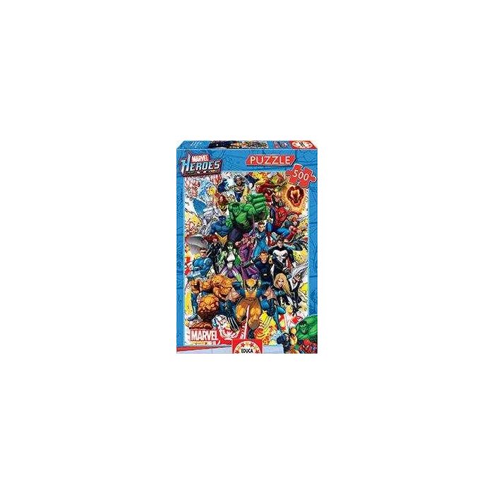 Educa Puzzle de Héroes Marvel 500 piezas para Adultos y Niños a partir de 11 años 4