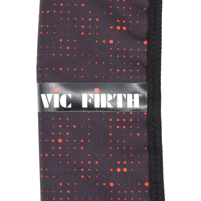 Vicfirth Funda Baquetas Vf Essential - Red Dot con Espacio para 4-5 Pares y Bolsillo Interior 4