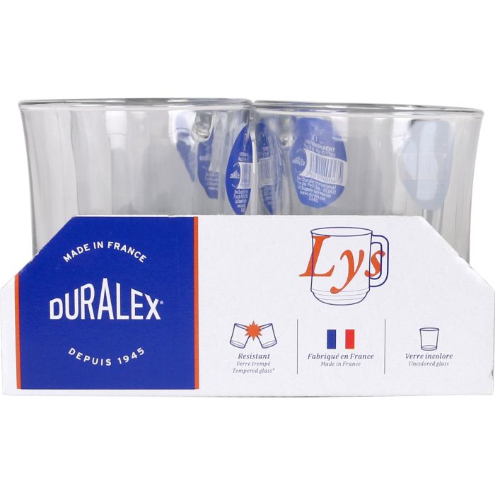 Duralex Mug Apilable Transparente 31 cl Colección Lys (12 Unidades) 2