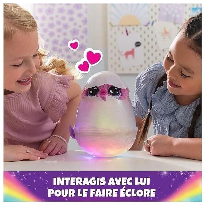Spin Master Hatchimals Alive Secret Hatch Pufficorn – Peluche Interactivo Mágico con Eclosión, Sonidos y Luces, Edad +5 Años 2