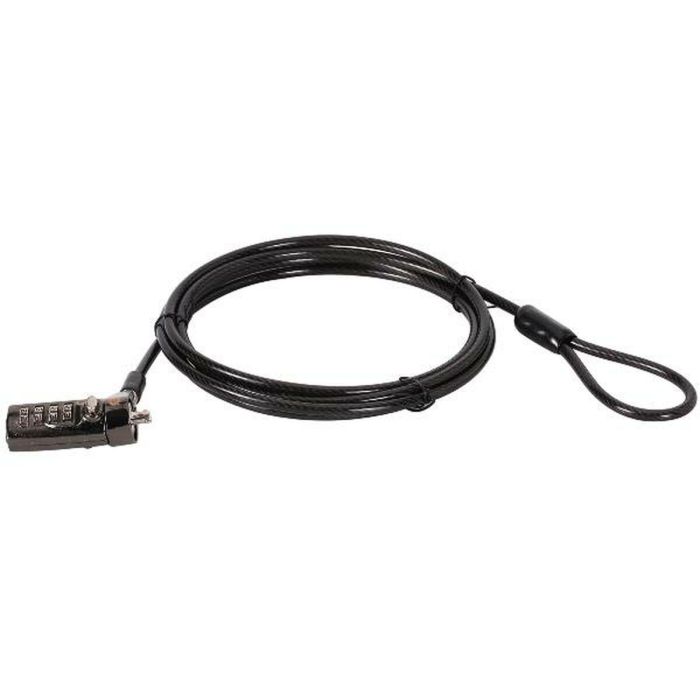 Conceptronic Cable de Seguridad para Portátiles 1.8M, Candado Combinación 4 Dígitos, Ranura Nano Lock, Negro - CUSTODIO01BN Conceptronic Cable de Seguridad para Portátiles 1.8M, Candado Combinación 4 Dígitos, Ranura Nano Lock, Negro - CUSTODIO01BN