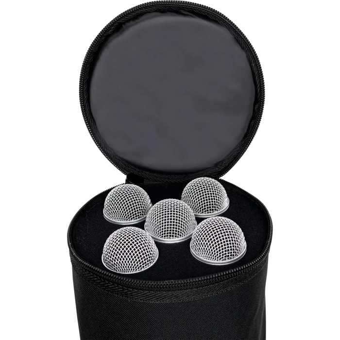 SBG Funda de Nylon para 5 Micrófonos y 3 Pies de Micrófono con Compartimentos Interiores, Dimensiones 112x25x20 cm 6