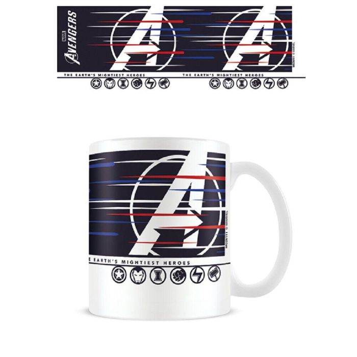 Pyramid Taza Desayuno Marvel Avengers, Capacidad 315 ml