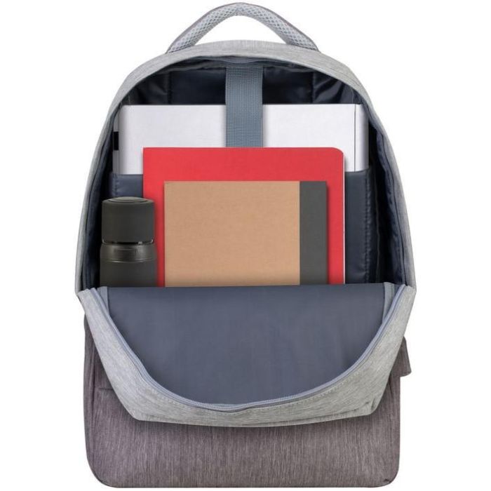 Riva NB Rucksack Prater 15.6" grau/mokka 7562 6 Riva NB Rucksack Prater 15.6" grau/mokka 7562 6