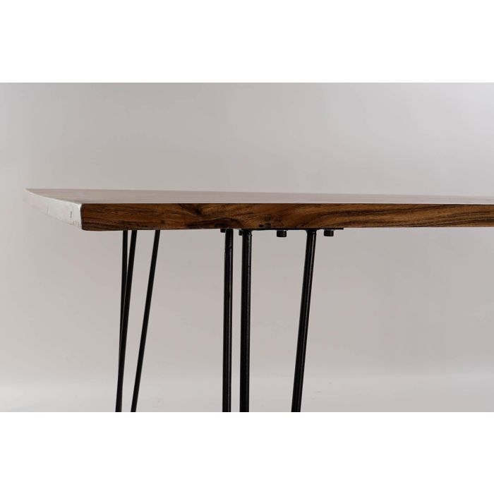 Mesa de Comedor DKD Home Decor 180 x 87 x 76 cm Negro Metal Marrón Madera de acacia 3 Mesa de Comedor DKD Home Decor 180 x 87 x 76 cm Negro Metal Marrón Madera de acacia 3