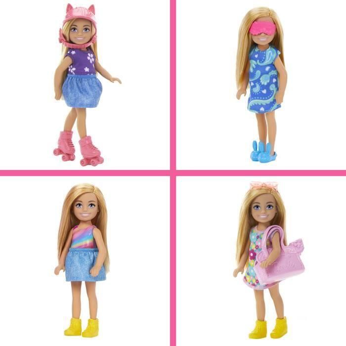 Barbie - Vestidor para Muñeca y Chelsea - Caja de ropa y complementos HXN03 2