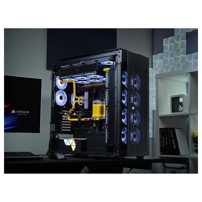 Corsair 9000D RGB Schwarz Super Full Tower ATX Gaming Gehäuse Caja PC Negra Corsair 9000D RGB Schwarz Super Full Tower ATX Gaming Gehäuse Caja PC Negra