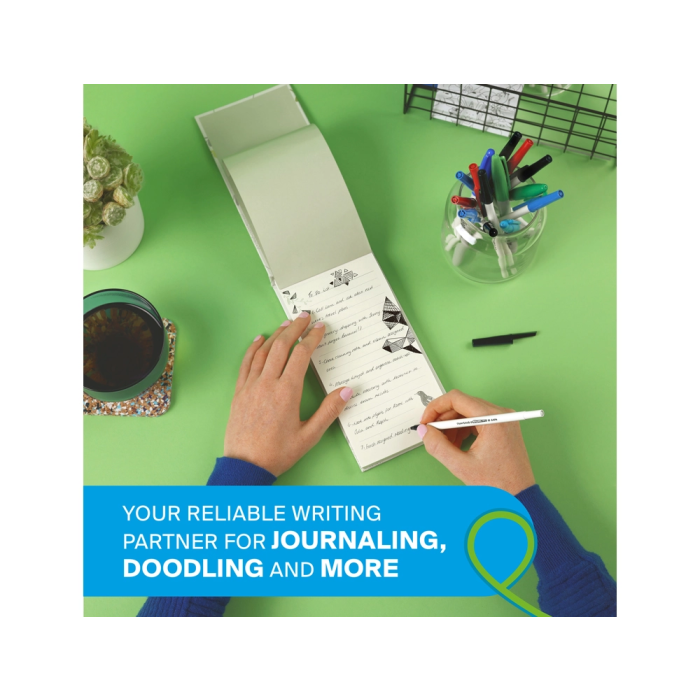 Papermate Kilométrico Bolígrafo Punta 1 mm Plástico Reciclado 80% Color Azul Caja 50 Unidades 2