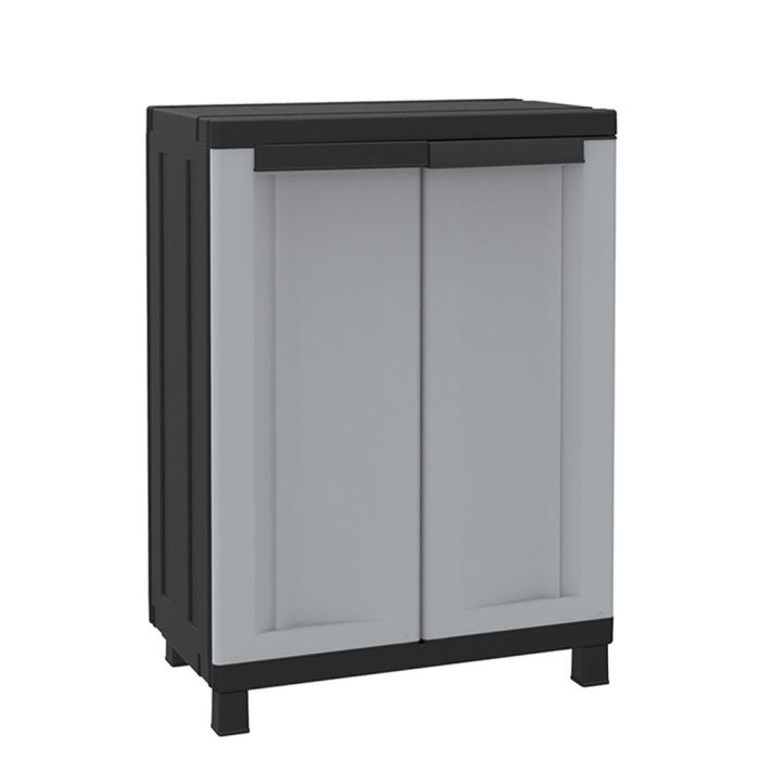 Terry Armario twistblack680, dos puertas, 1 balda regulable, 68 x 39 x 91,5 cm, gris/negro 1 Terry Armario twistblack680, dos puertas, 1 balda regulable, 68 x 39 x 91,5 cm, gris/negro 1