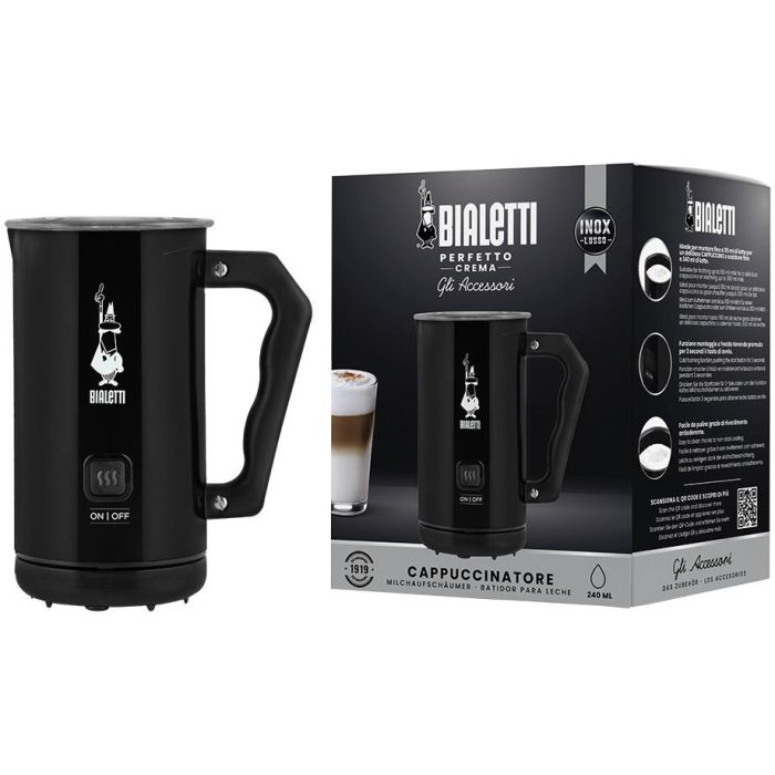 Bialetti Mk02 elektrischer Milchaufschäumer - schwarz 1 Bialetti Mk02 elektrischer Milchaufschäumer - schwarz 1