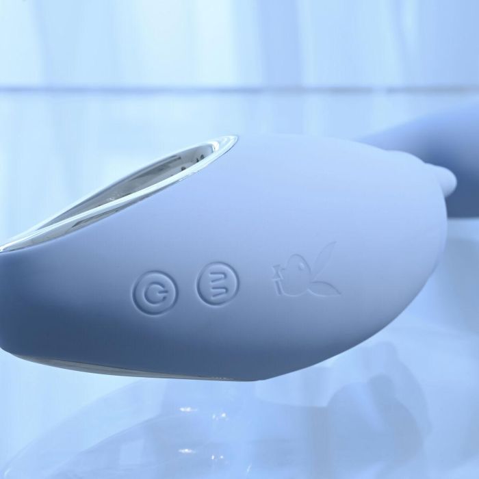 Vibrador Doble Estimulación Evolved Playboy Azul 19 Vibrador Doble Estimulación Evolved Playboy Azul 19