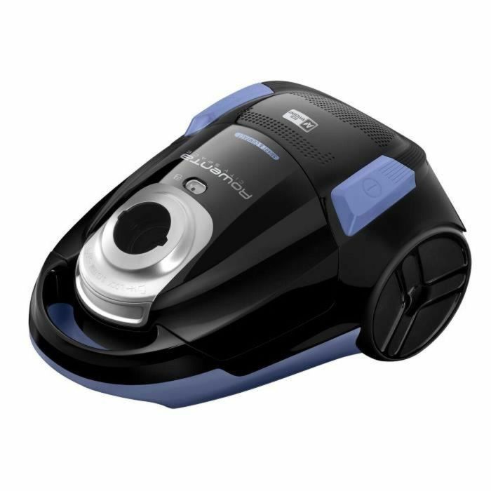 Rowenta yy5019fe aspiradora con bolsa, compacta, ligera, práctica, ideal para pequeñas superficies residenciales, espacio de la ciudad, negro/azul 2