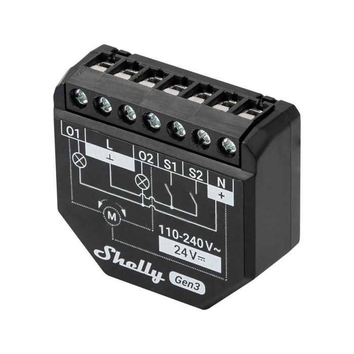 Shelly Relais 2PM Gen3 WLAN max. 16A 2 Canales Medición Empotrar 10