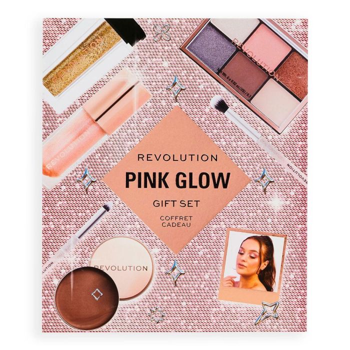 Pink glow estuche 6 pz 1