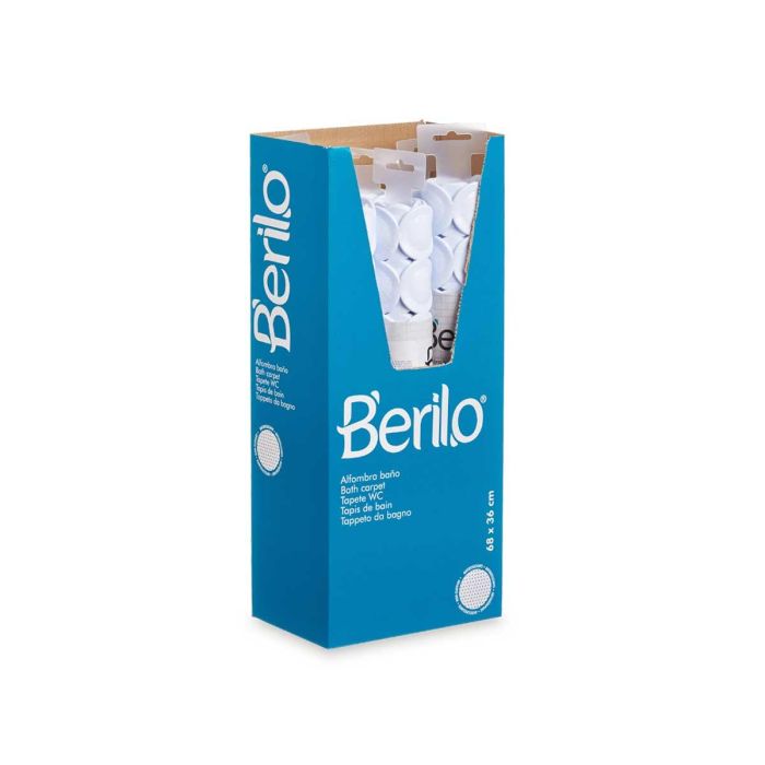 Alfombra Baño Antideslizante Ladrillo Blanco Grd Berilo 6X38CM (6 Unidades) 2 Alfombra Baño Antideslizante Ladrillo Blanco Grd Berilo 6X38CM (6 Unidades) 2