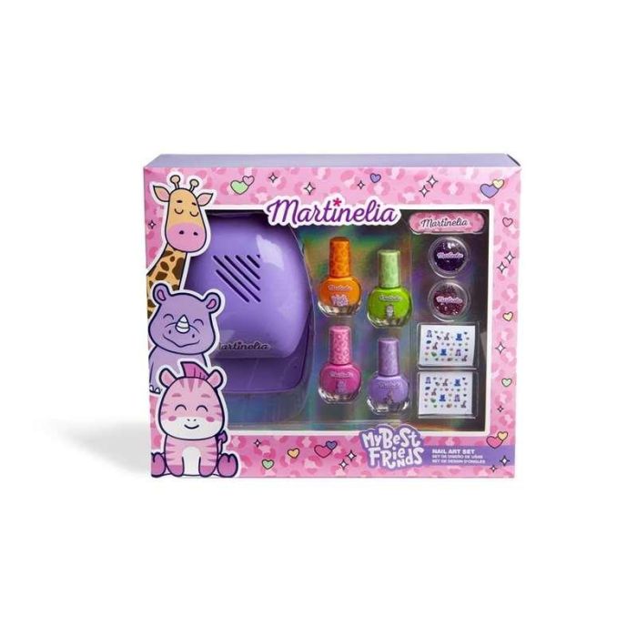 Set de uñas martinelia my best friends con secador. 28x24x7 cm 3